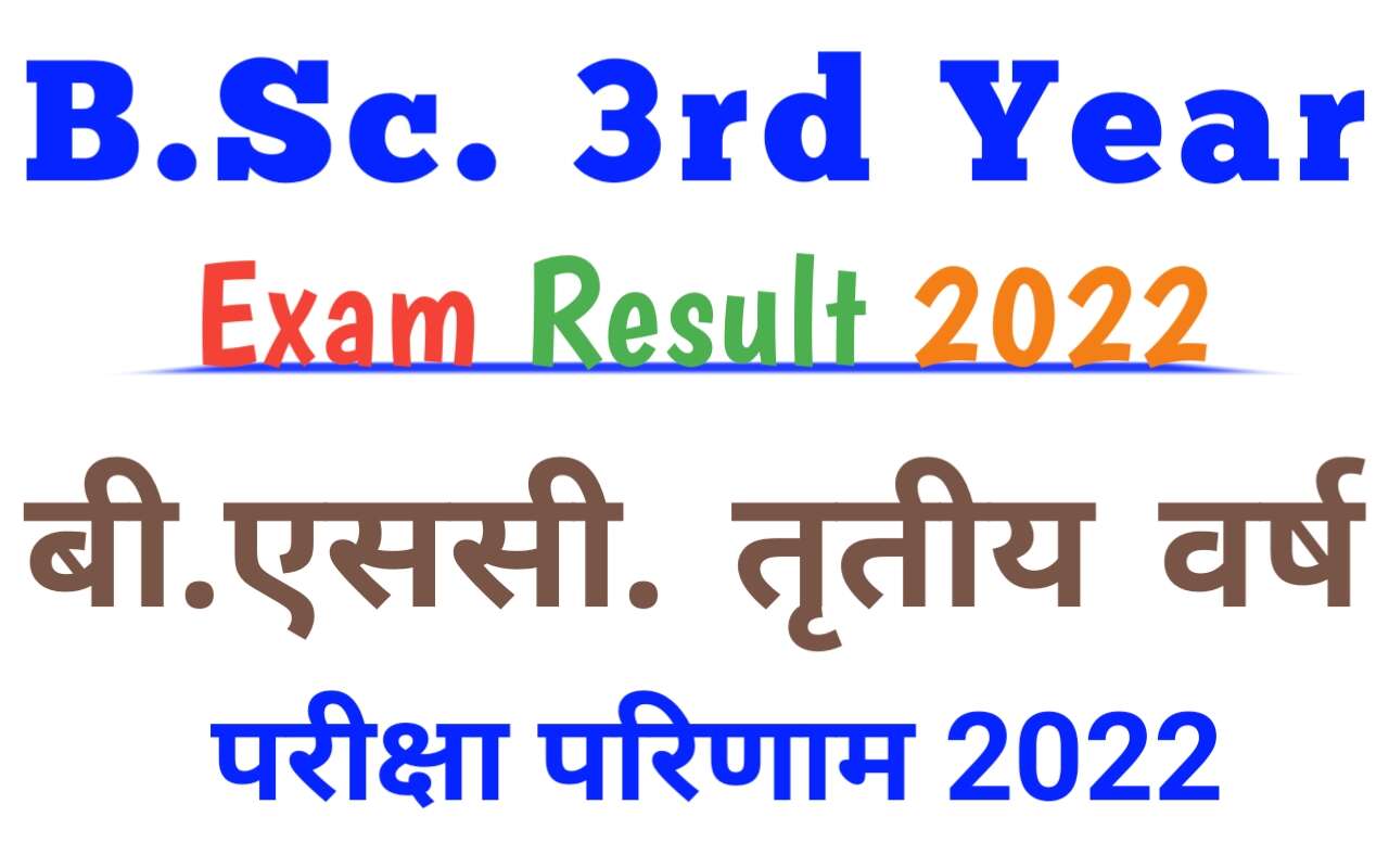 b.sc. 3rd year exam result 2022